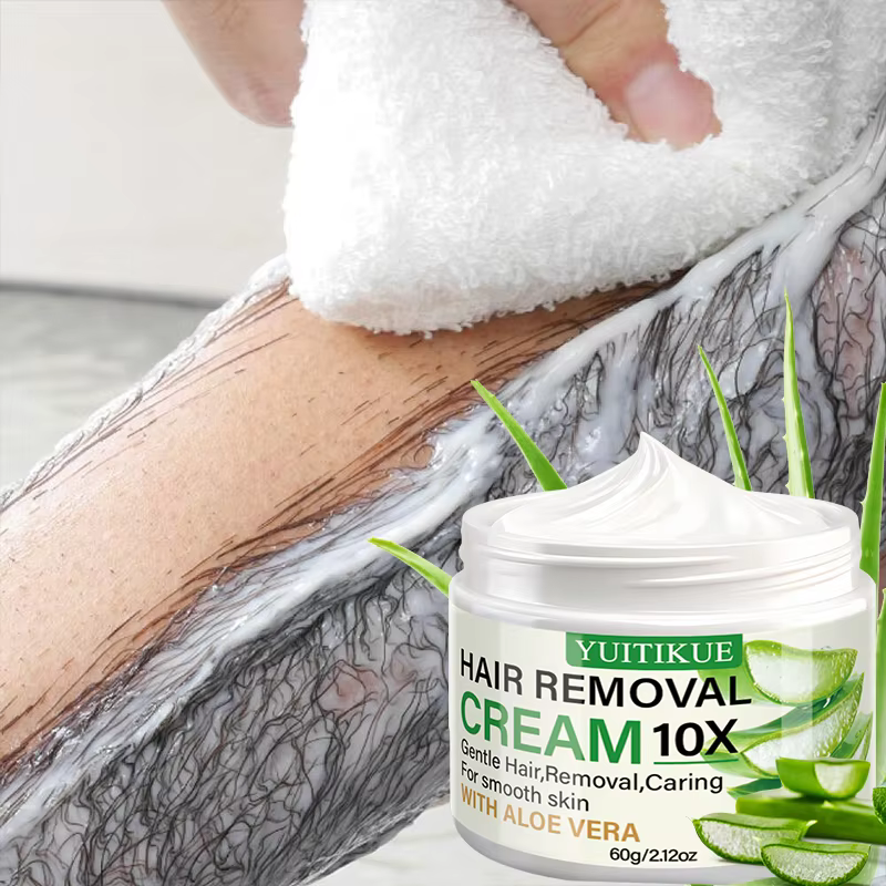 Crème dépilatoire à l'aloe vera YUITIKUE