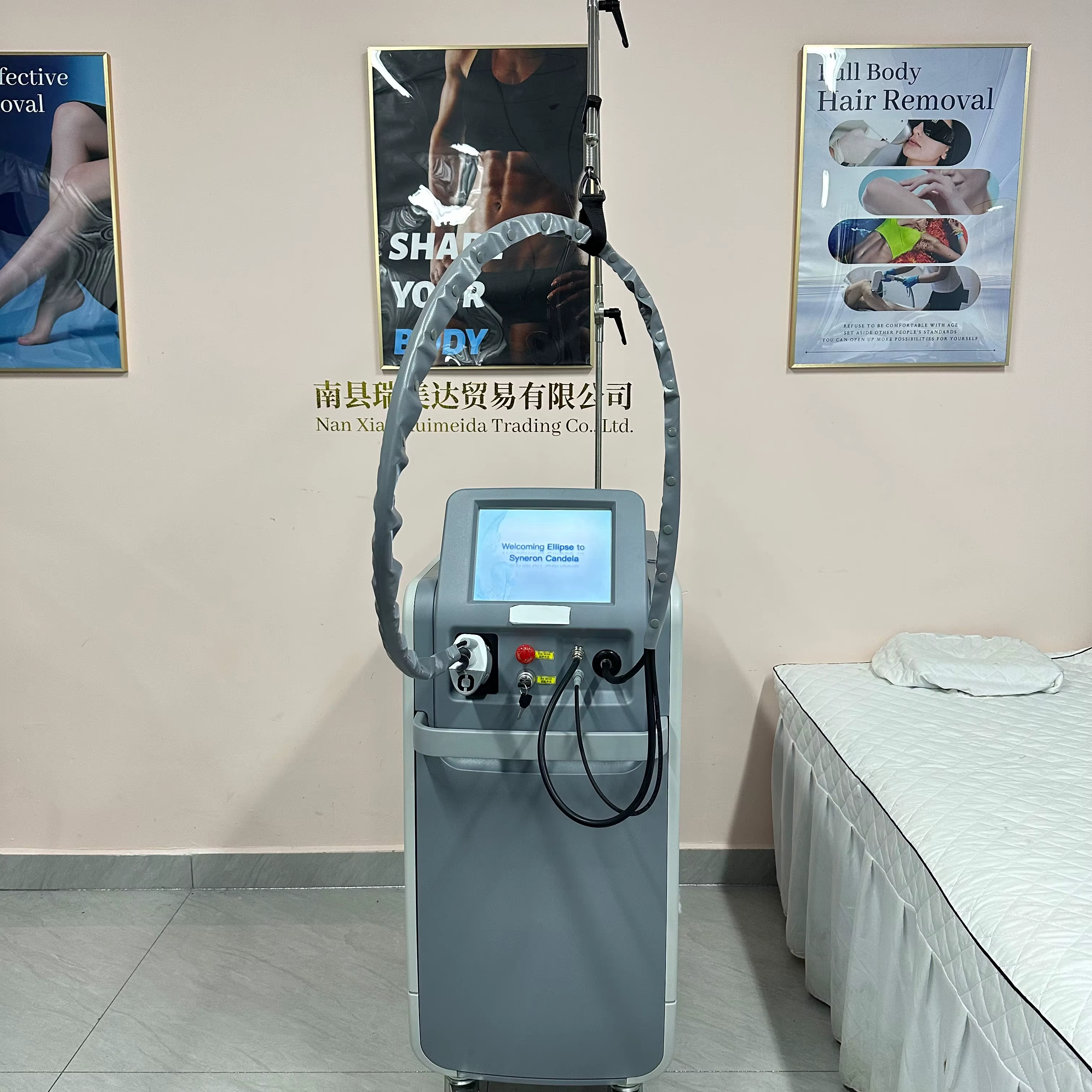 Épilation indolore S Lyric Clinic 755/1064nm Alexandrite Machine | Système de rajeunissement cutané et facial à