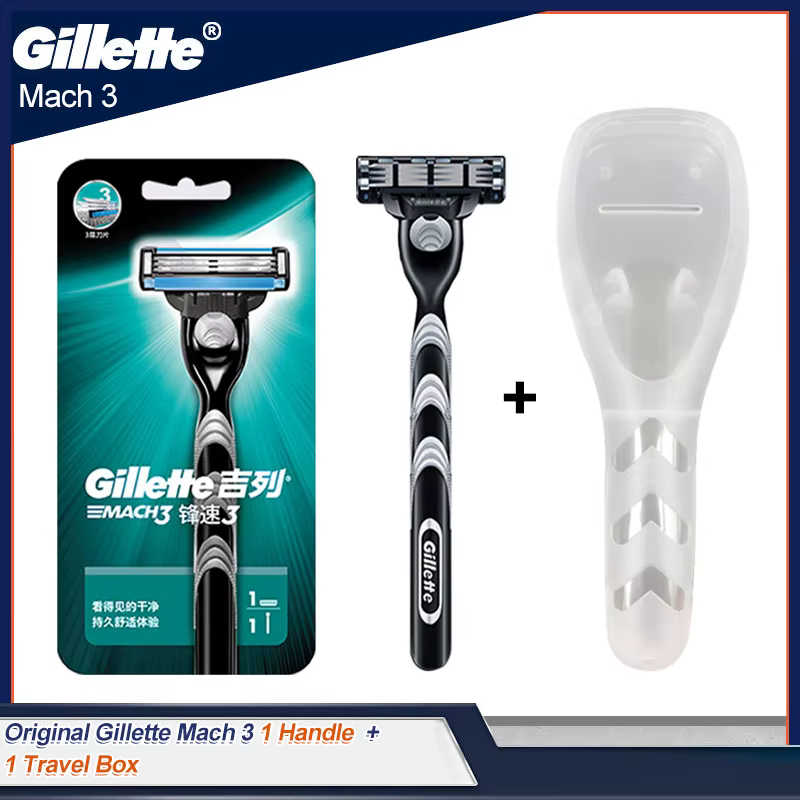 Original Gillette Mach 3 rasoir manuel pour hommes rasage