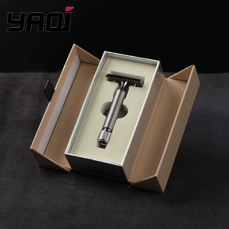 Yaqi BAENZIGER rasoir de sécurité en acier inoxydable pour hommes femmes