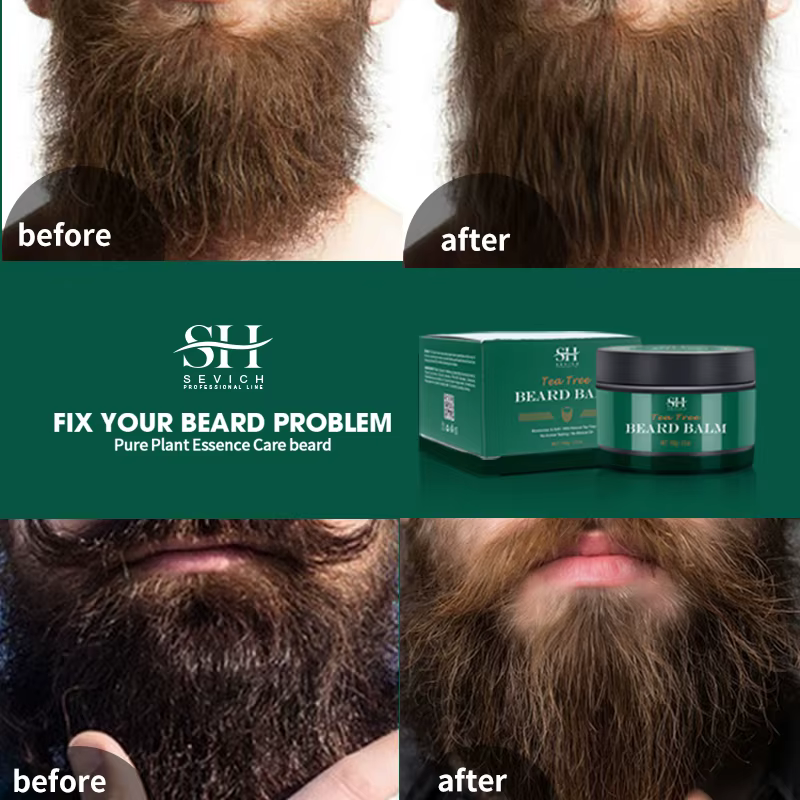 Huile de croissance de barbe pour hommes