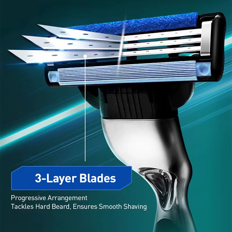 Lames de rasoir Gillette Mach 3 Refilis Classic Lame à 3 couches Remplacement
