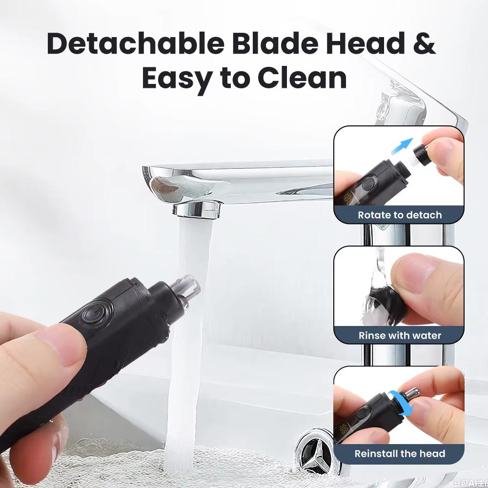 Mini tondeuse électrique pour le nez