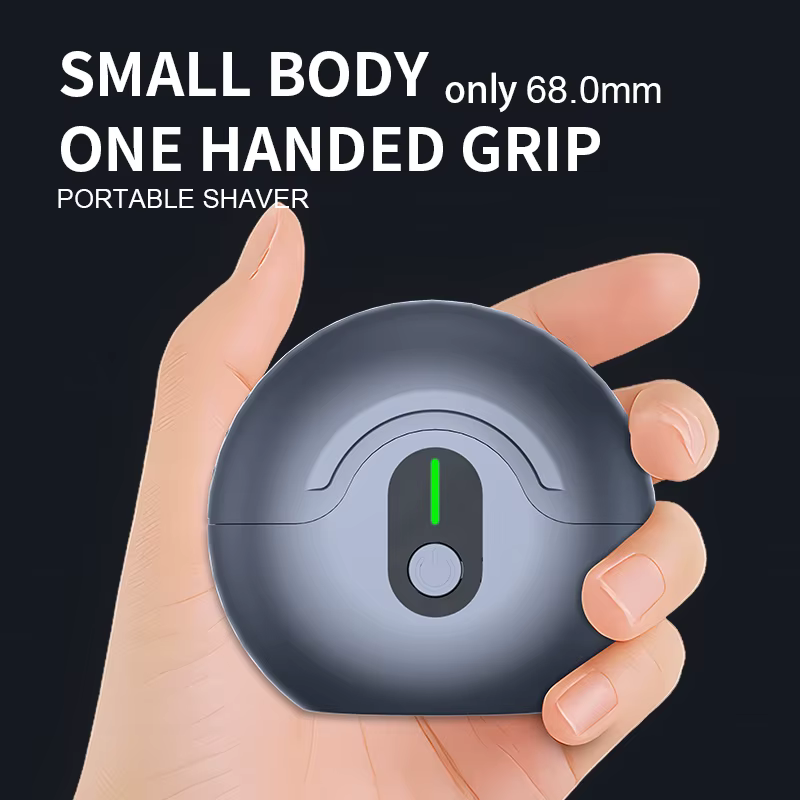 Soucoupe volante Design rasoir électrique pour hommes rond ovni Portable Double flottant lame magnétique tête