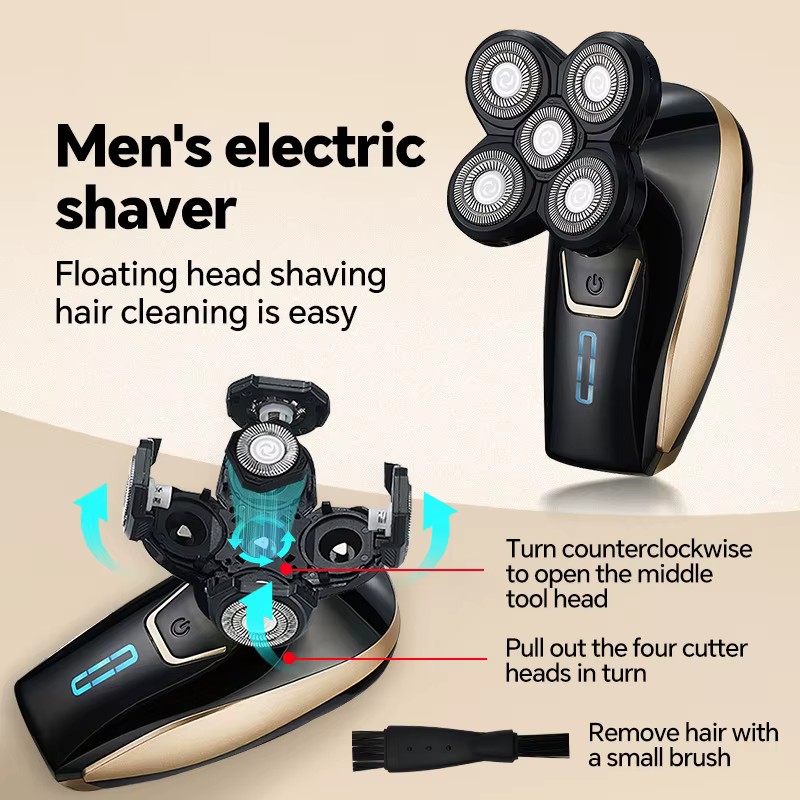 Tondeuse multifonctionnelle 5 en 1 pour hommes