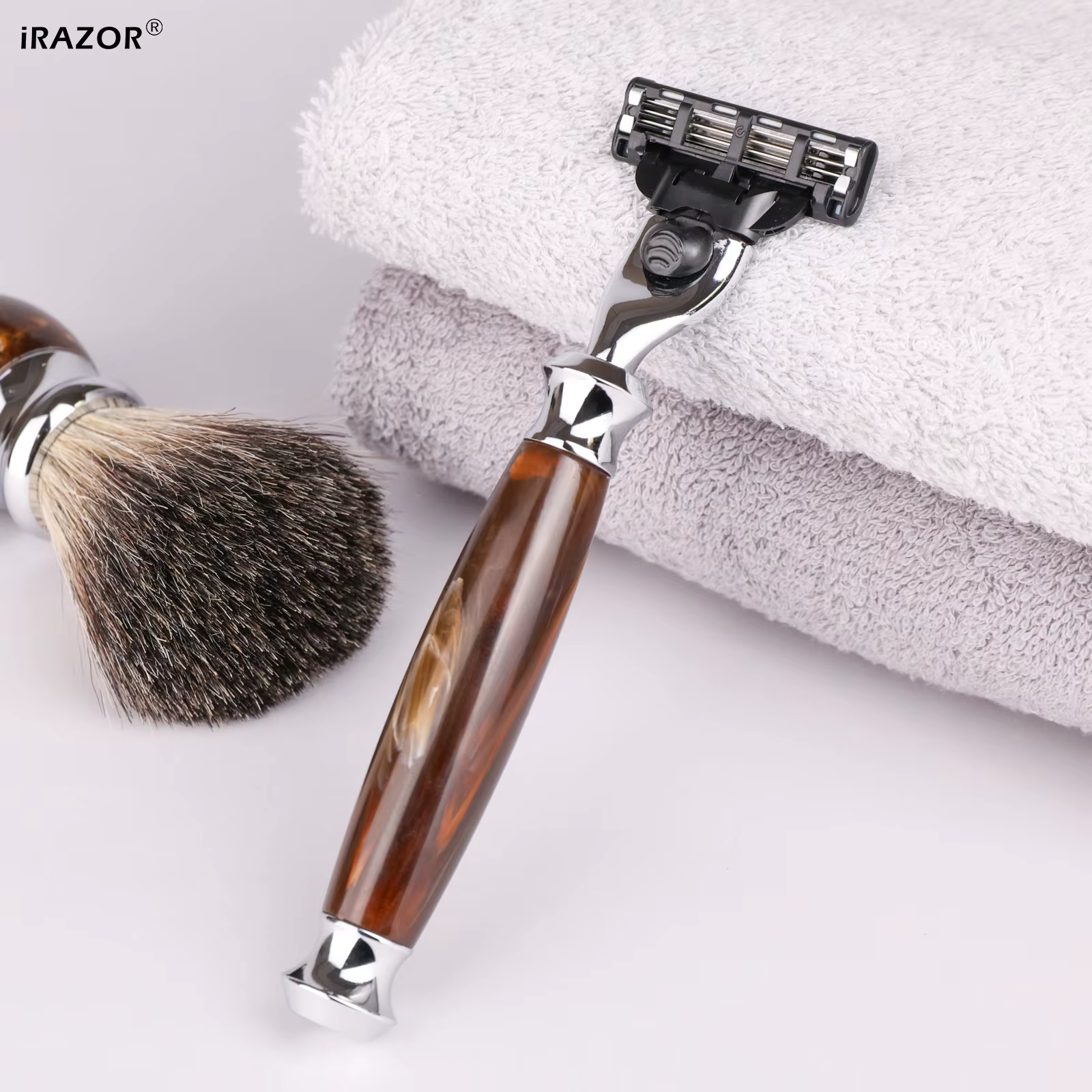 IRAZOR Rasoir manuel premium pour homme