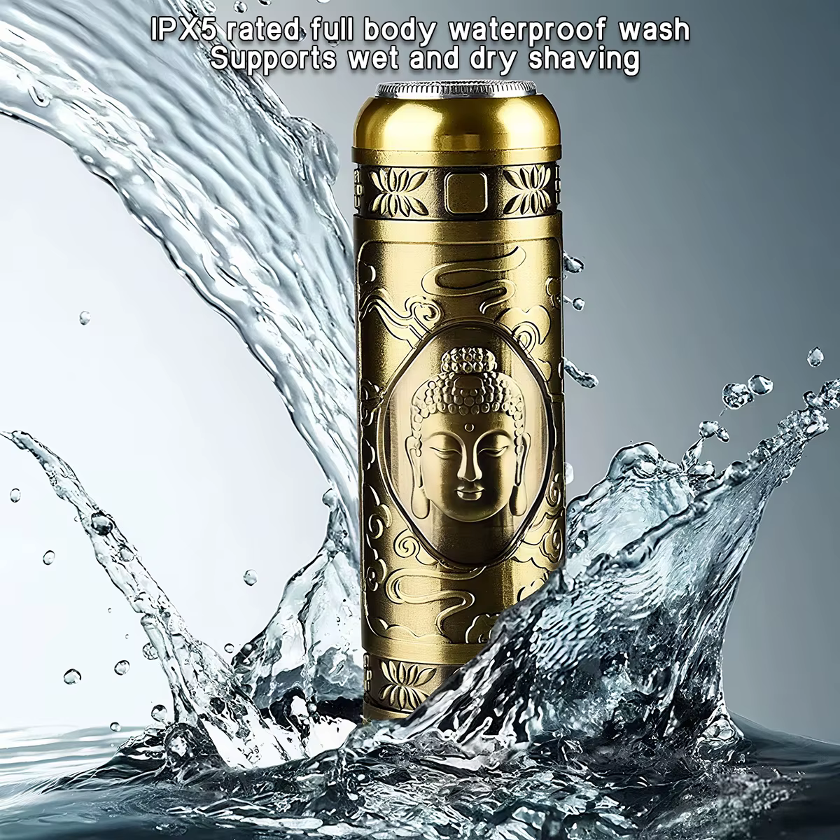 Tondeuse à barbe électrique étanche, rasoir Portable pour hommes, expérience de rasage Non irritante, adapté à la maison et aux voyages
