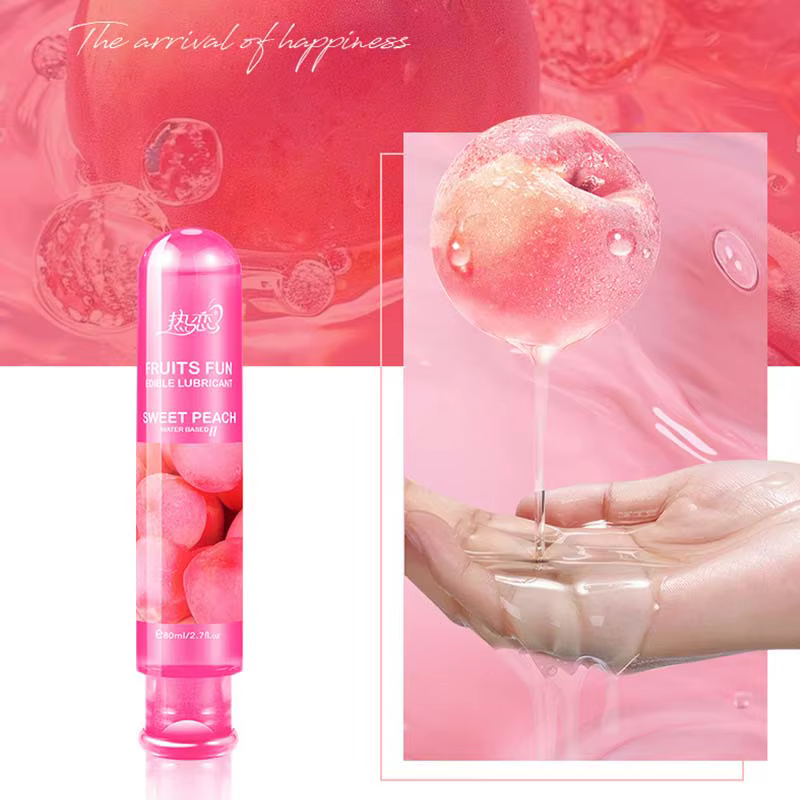 Lubrifiant fruité saveur de fraise lubrifiant lubrifiant sexuel lubrifiant à base d'eau sexe Oral sexe Anal Masturbation vagin orgasme Gel
