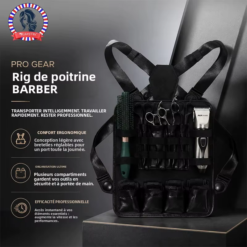 Kit d'outils multifonctionnels pour barbier professionnel