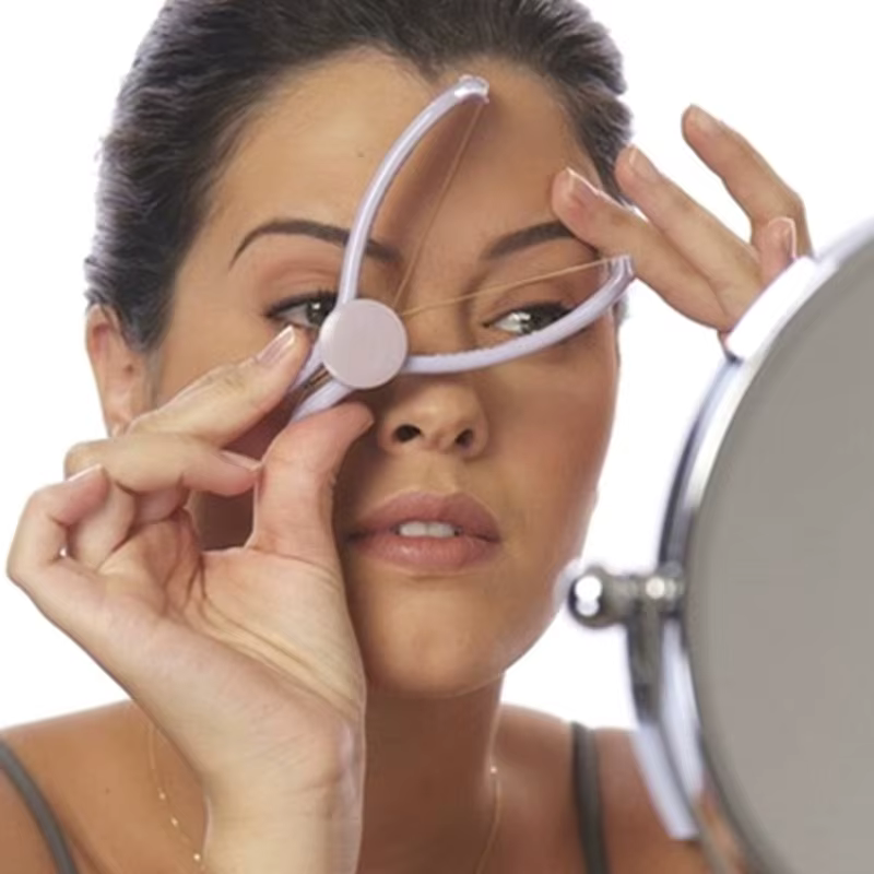 Épilateur à ressort pour le visage