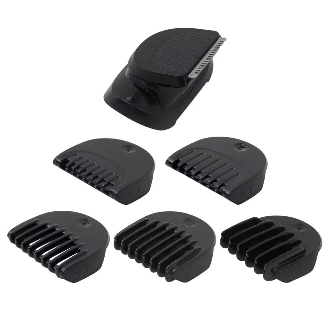 Tondeuse à barbe EasyClick + 5 pièces de fixation de peigne pour rasoirs électriques Braun nouvelle génération série 5