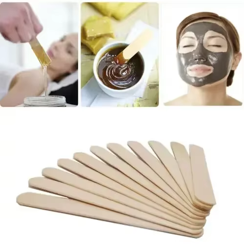 Spatule en bois pour épilation du corps pour femme