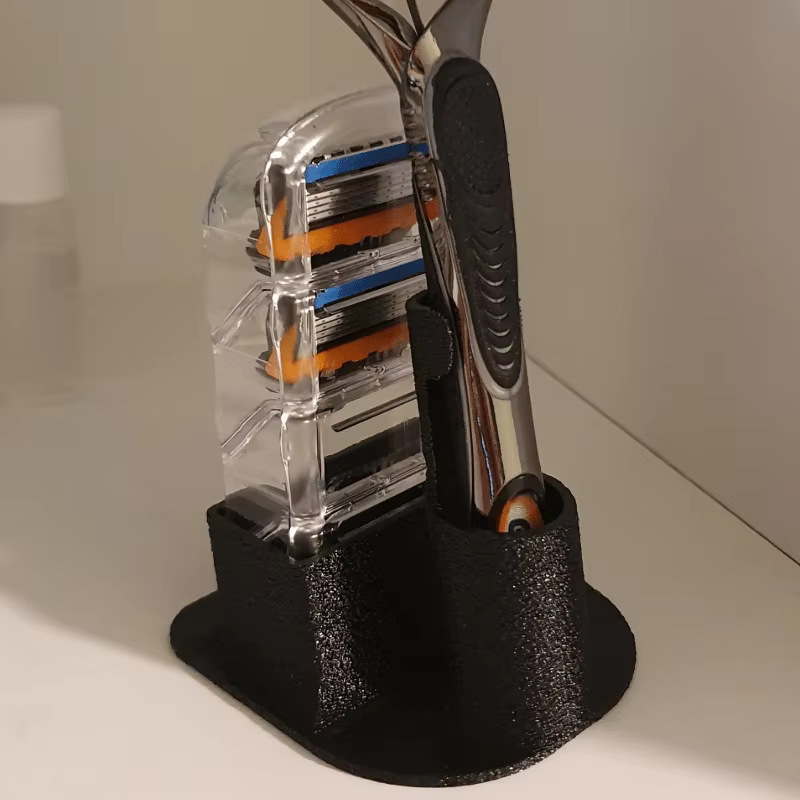 Support de rasoir dédié pour comptoirs de salle de bain