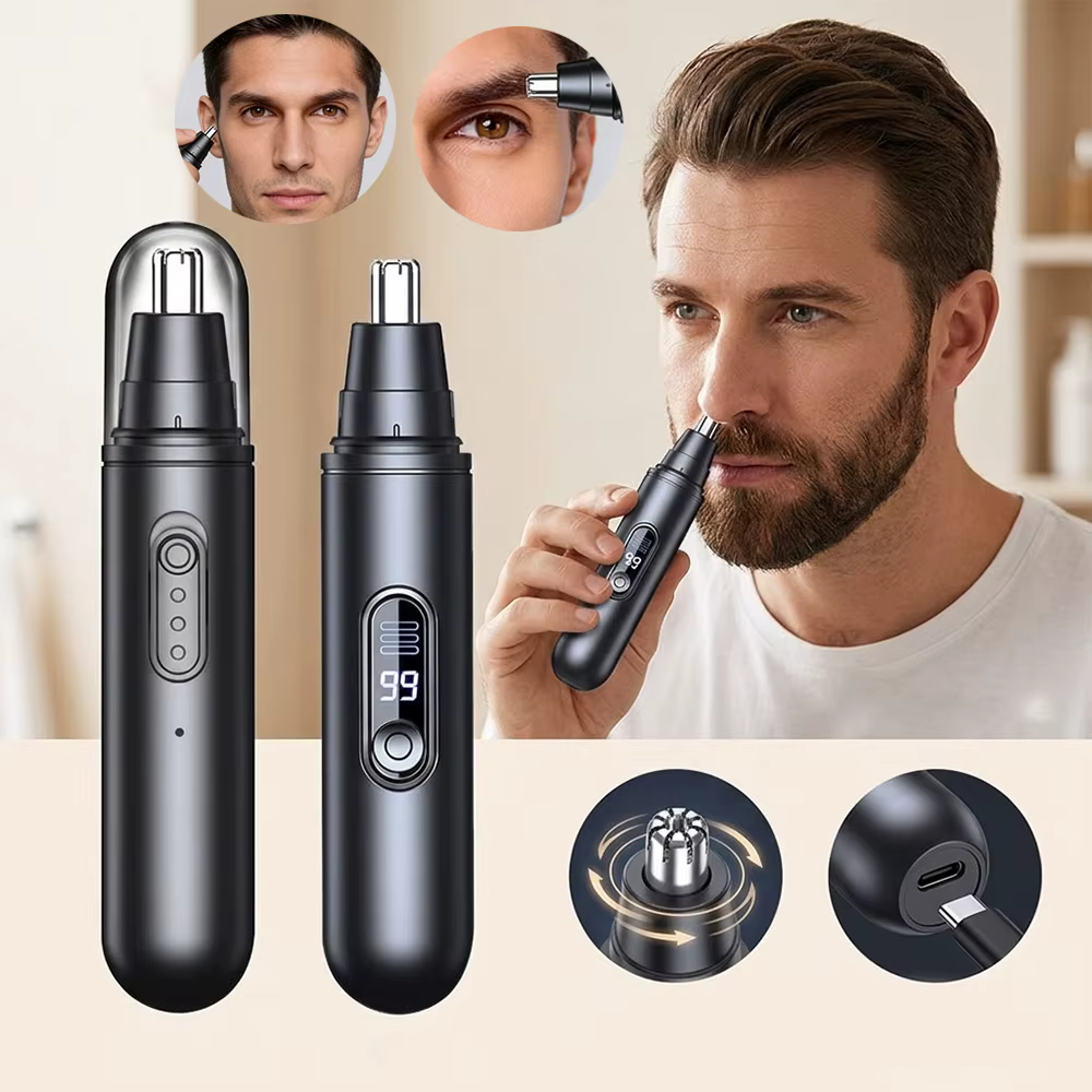 Épilateur électrique pour le nez et les oreilles pour hommes