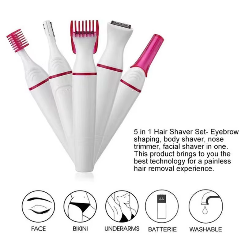 EyebloggKnife-Rasoir électrique 5 en 1 pour femme