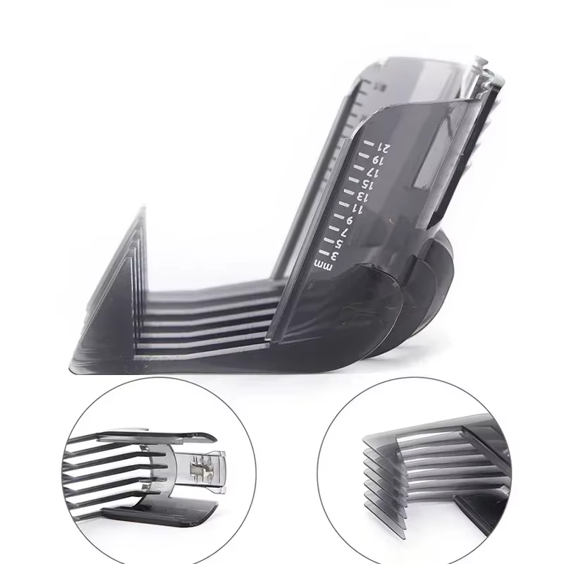 1 pièces tondeuses à cheveux noires tondeuse à barbe peigne accessoire pour Philips QC5130 QC5105 QC5115 QC5120 QC5125 QC5135