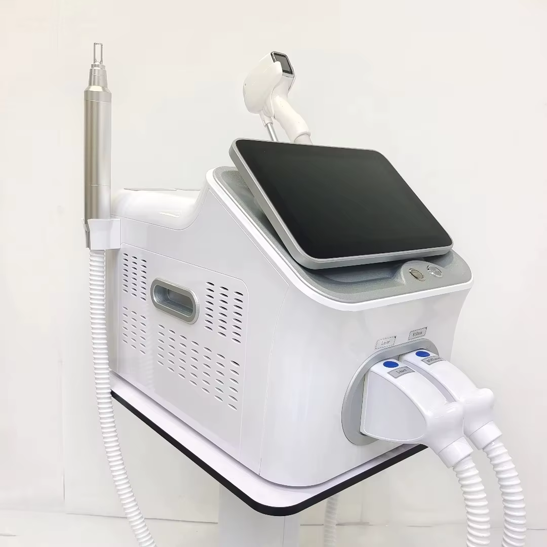 Machine professionnelle d'épilation au laser à glace de titane