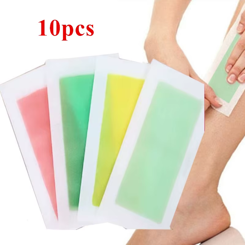 Lot de 10 bandes de cire dépilatoire en rouleau pour aisselles