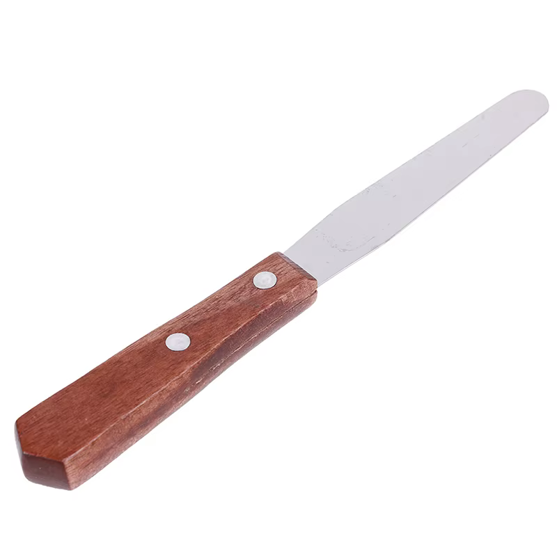 【1 spatule à cire en acier inoxydable