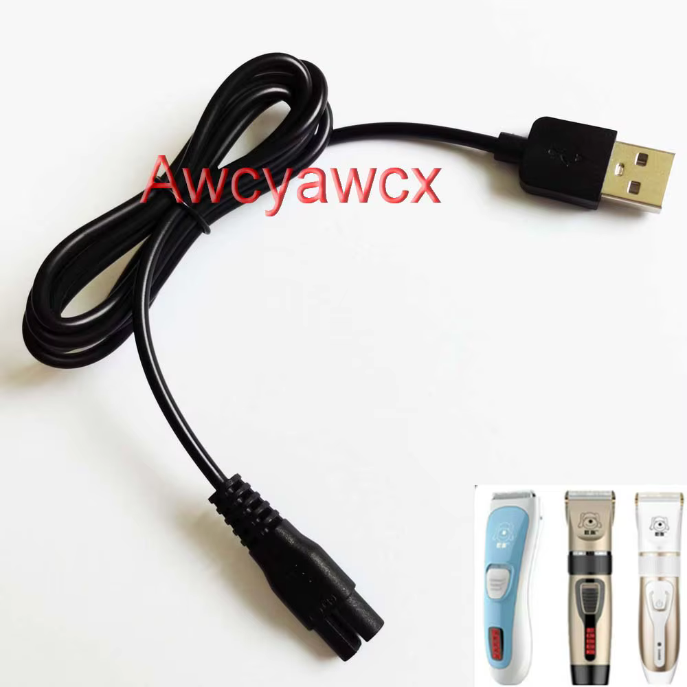 DC 2.4V 3V 3.6V 3.7V 4.2V 4.3V 5V 1A 1000mA rasoir électrique USB câble prise chargeur d'alimentation animal de