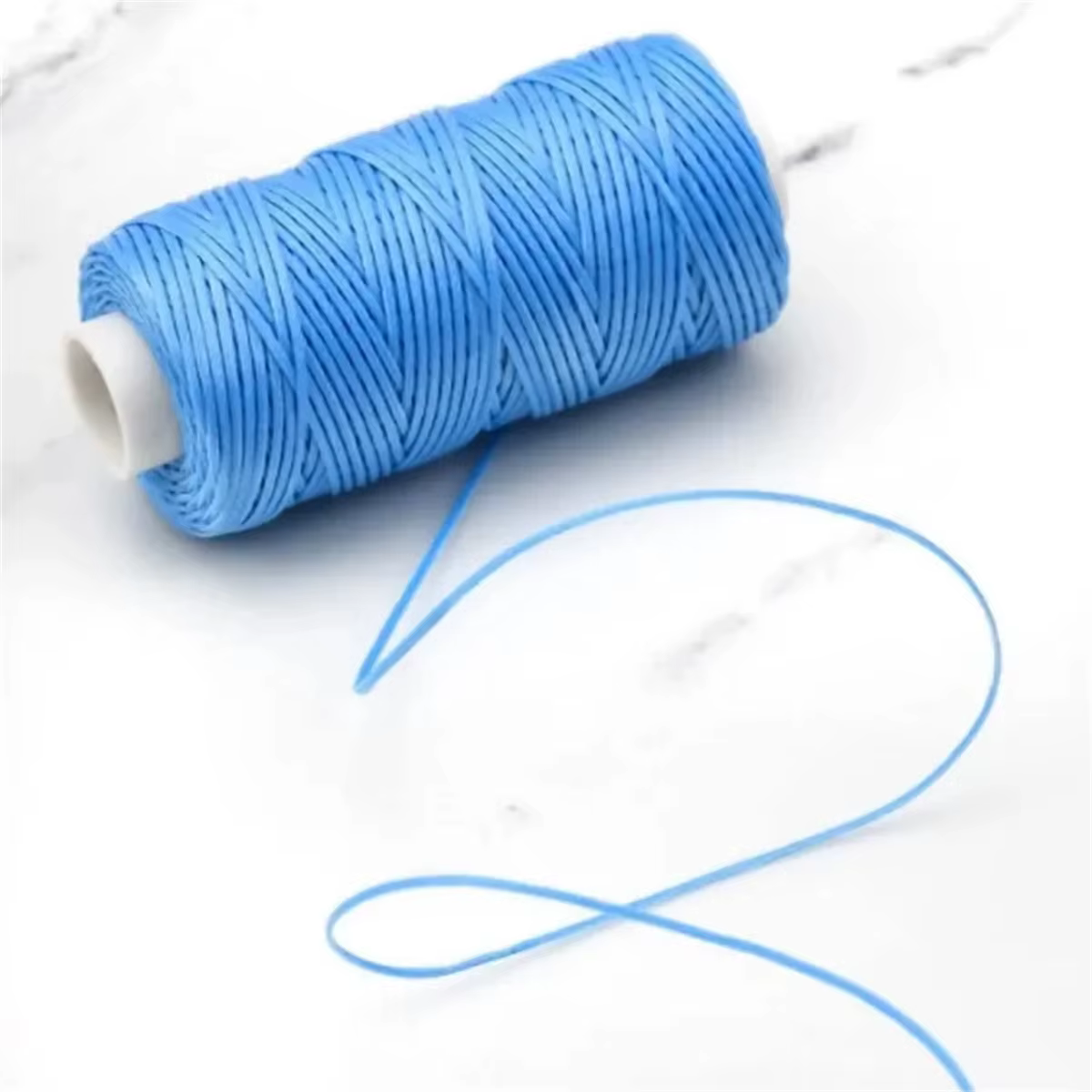 Fil de cire à coudre pour cuir, pratique, long, bricolage, reliure de livre, réparation de chaussures, projets en cuir, 50m, 1 pièce