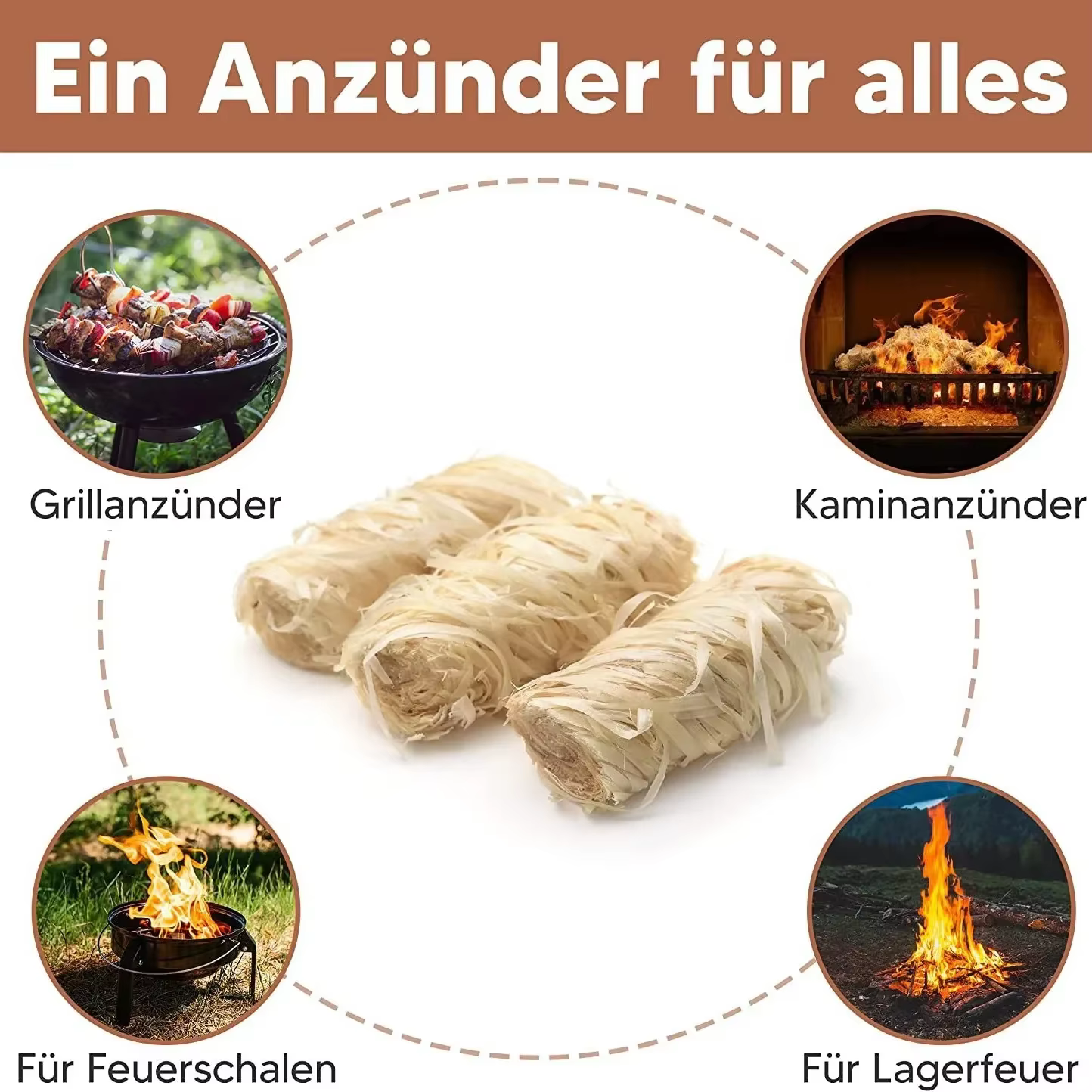 Démarreur naturel 30/100 pièces, bâton de bois de cire, adapté au cheminée, poêle à barbecue, four de cheminée, allumage au charbon de bois