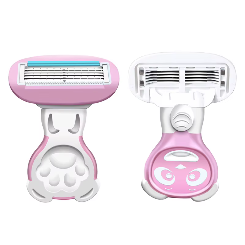 Rasoir portable pour femmes avec tête de coupe remplaçable