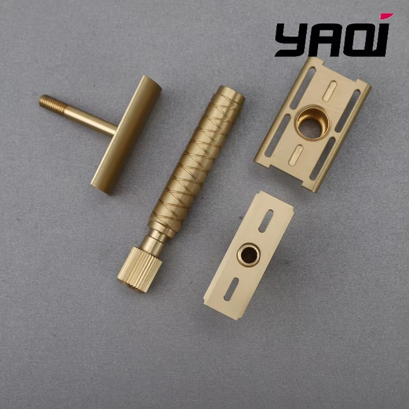 2026 Yaqi Rasoir de sécurité The Final Cut - Brass V2 en laiton pur réglable