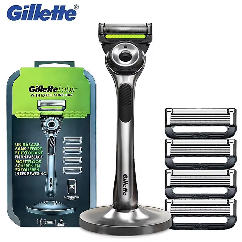 Rasoir Gillette Labs. Rasoir combiné pour homme. 1 manche