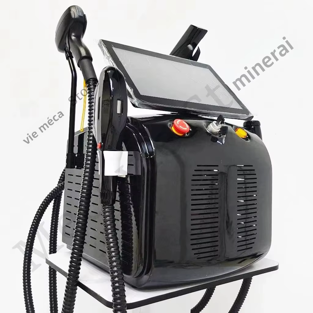 2026 4-en-1 Soprano 755/808/940/1064nm 4 Ondes Laser Glace Titane pour Épilation Dernière Technologie FAC ND:YAG+RF+IPL Indolore