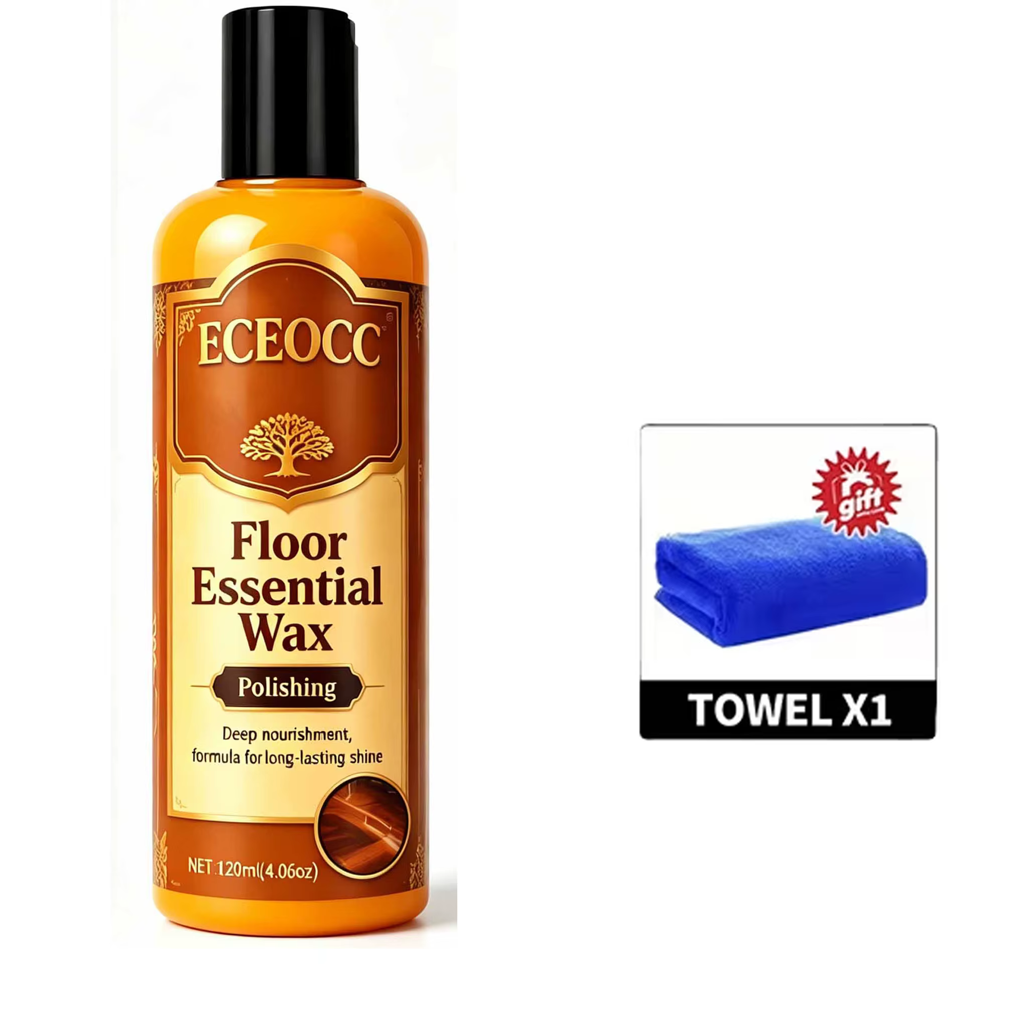Cire naturelle de réparation pour meubles en cire d'abeille, imperméable, anti-poussière, protection longue durée, polissage du bois pour surfaces en bois d'intérieur