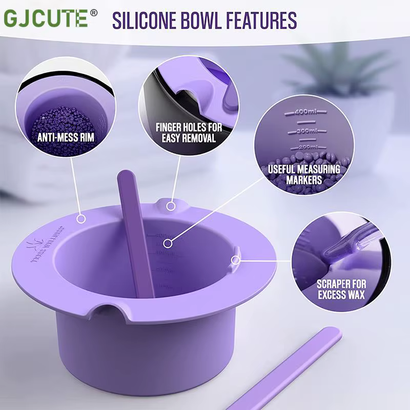 Filles en silicone résistant à la chaleur pour épilation
