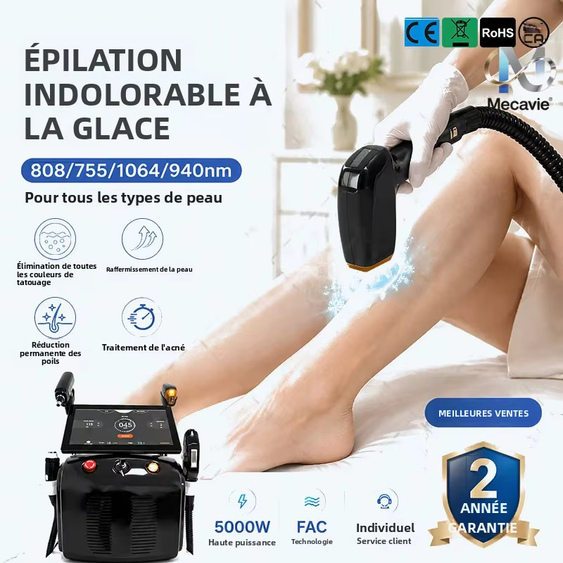 MECAVIE 4-en-1 Diode Laser Ice Platinum
