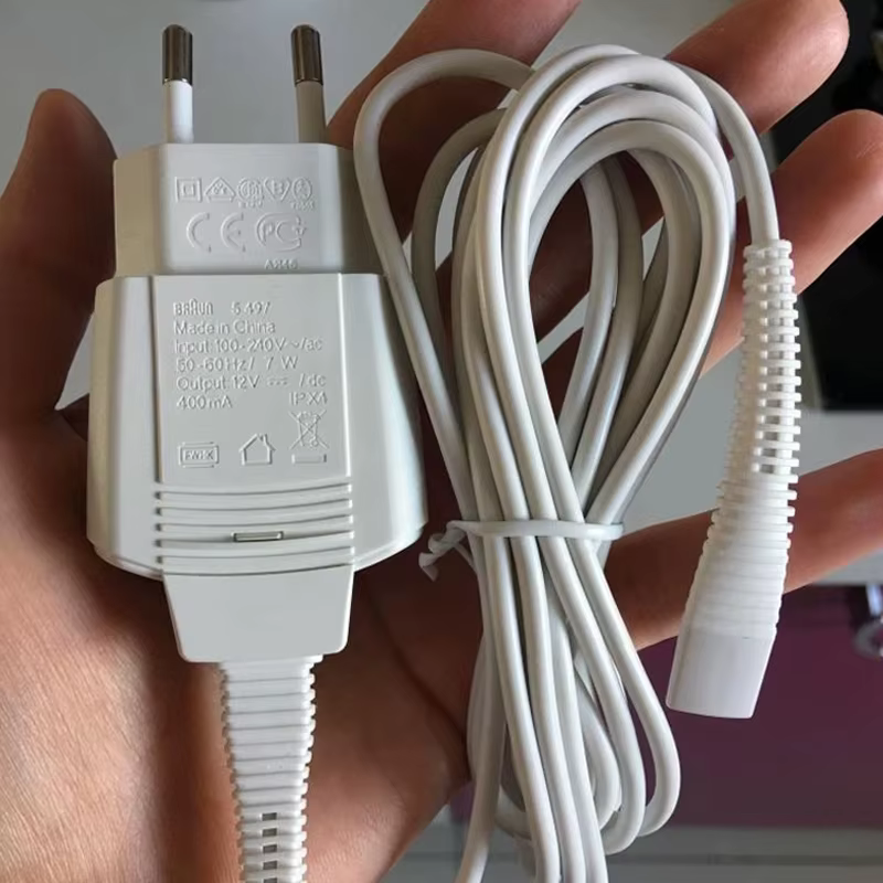 Braun chargeur de rasoir 5497 câble de charge d'alimentation 100-240 V cordon
