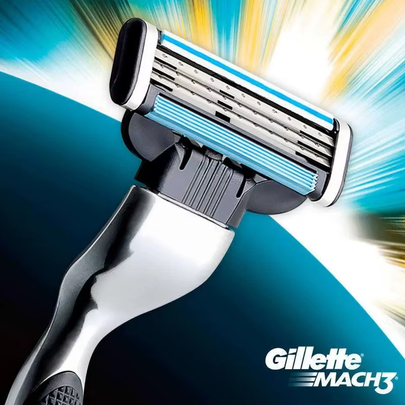 Gillette Mach 3 rasoir pour hommes 3 couches lames épilation