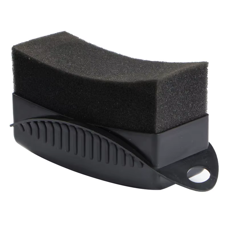 Éponge de polissage pour roues de voiture, brosse en plastique ABS, nettoyage du Contour des pneus, tampons applicateurs, accessoires de détail