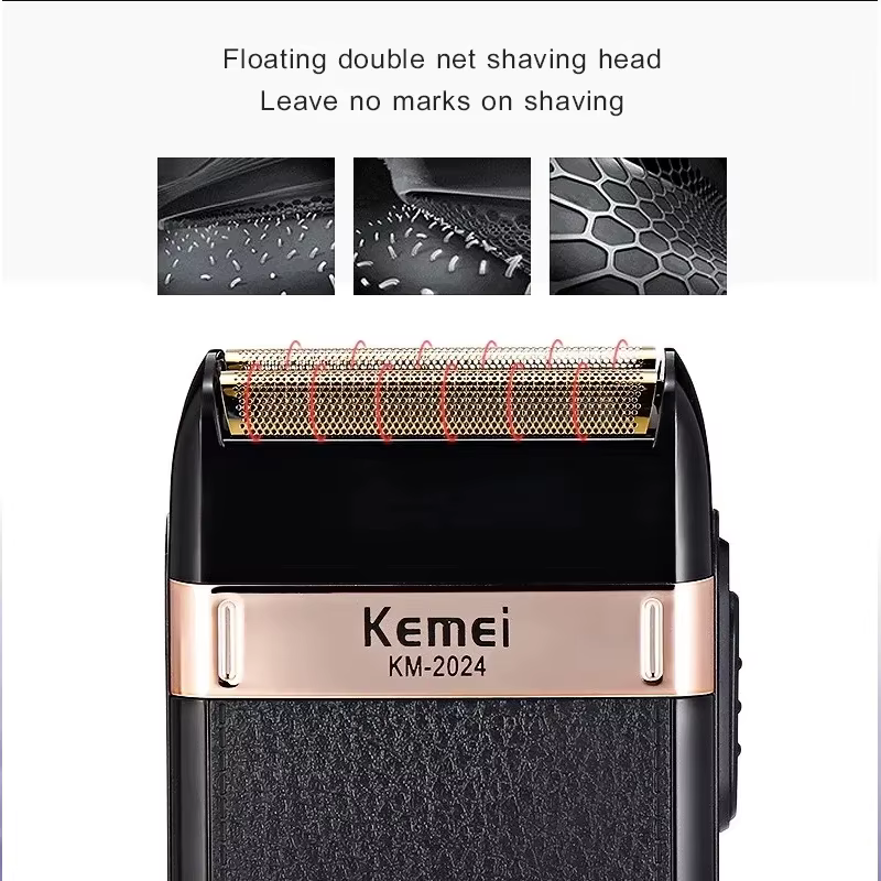 Kemei rasoir électrique pour hommes à la mode