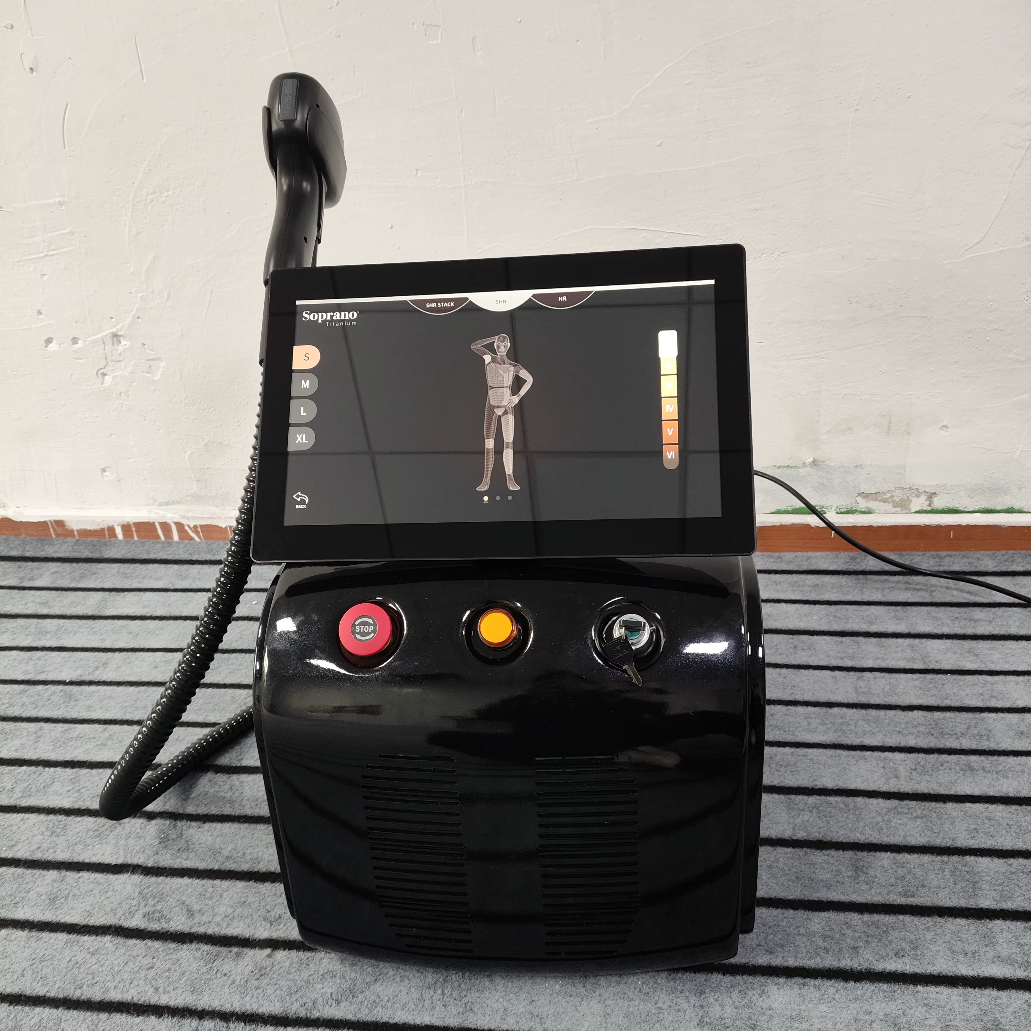 Nouvelle Machine d'Épilation Laser Diode Soprano Ice Titanium 4000W 2026