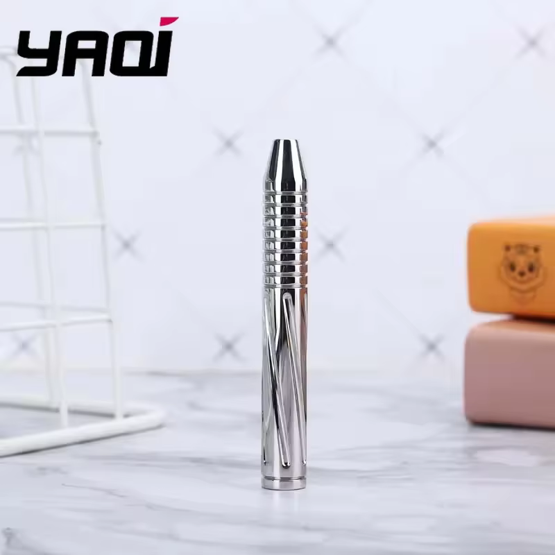 Nouveauté 2026 ! Rasoir de sécurité YAQI BULLET en acier inoxydable poli et laiton pour homme