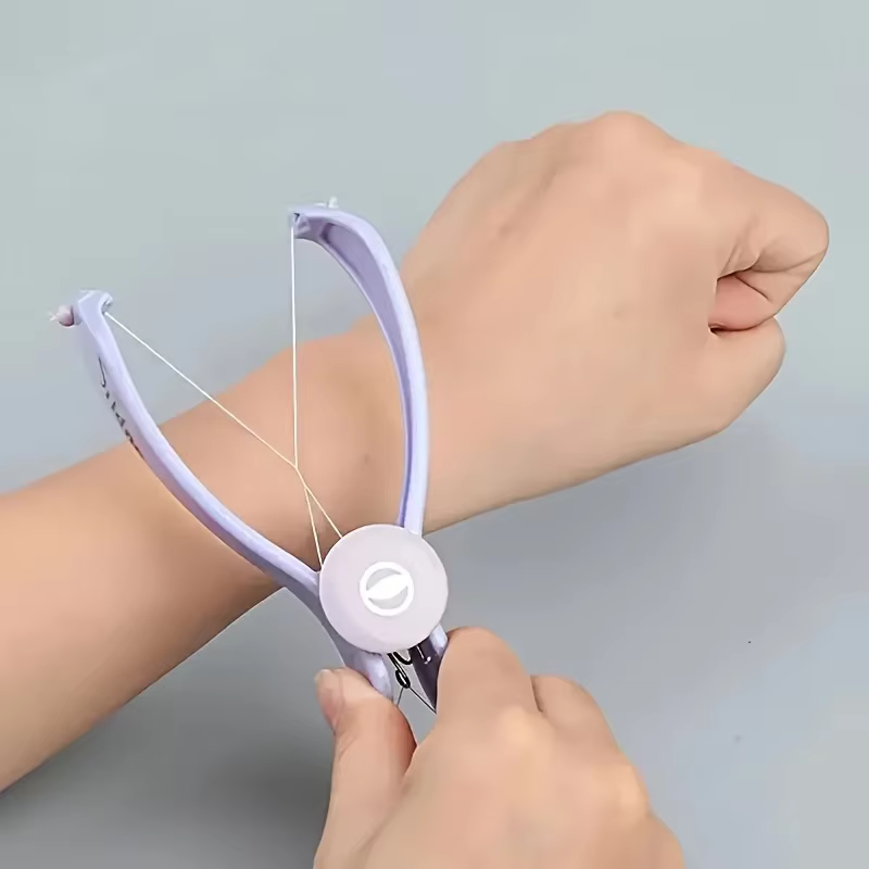Mini épilateur Facial à filetage à ressort
