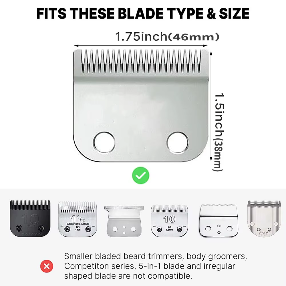 Peignes de guidage pour tondeuse à cheveux professionnelle