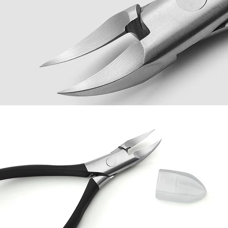 Coupe-ongles pour ongles incarnés, bouche tranchante, pinces de pédicure obliques, manucure, outils de soins des pieds, cuticules professionnelles