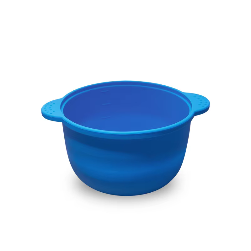 Bol en Silicone réutilisable résistant à la chaleur, Pot chauffe-cire pour épilation, bol de mélange de couleurs