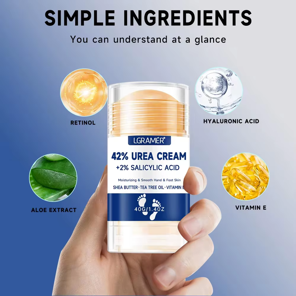 Crème pour les pieds à 42% d'urée + 2% d'acide salicylique