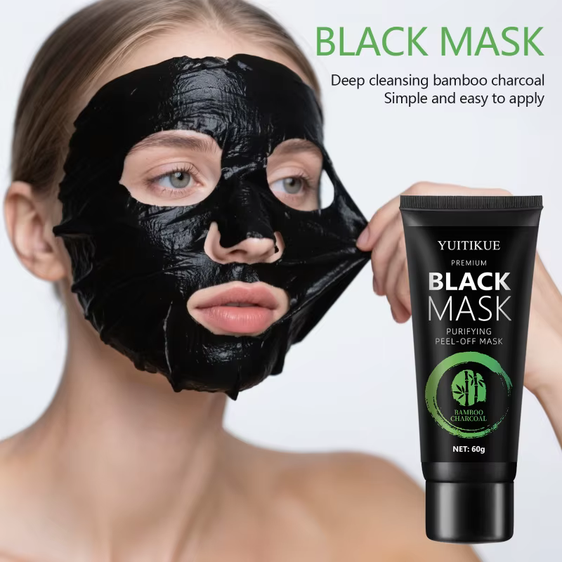 Masque à points noirs au charbon de bambou