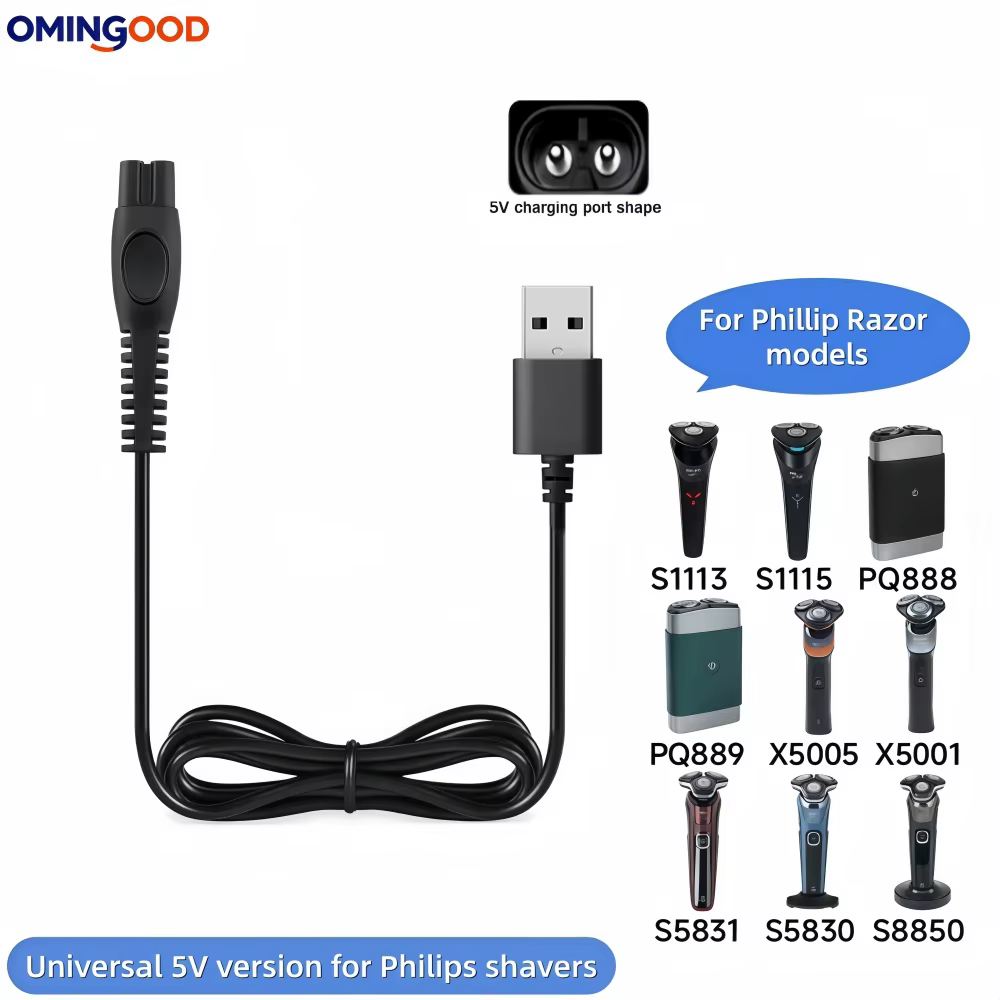 Nouveau chargeur pour rasoir Philips Norelco MG9520/50 MG7910/49 MG5910/49 PQ888 S1112 S1118 QP2724/90 QP2834/70 S2313 X5000 S5831