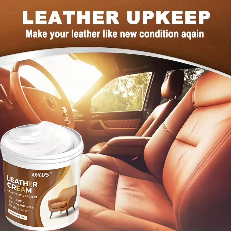 Conditionneur pour cuir, soin nourrissant pour sièges de voiture, crème de soin pour cuir, longue durée, pour cuir, pantalon, sac, chaussures, meubles