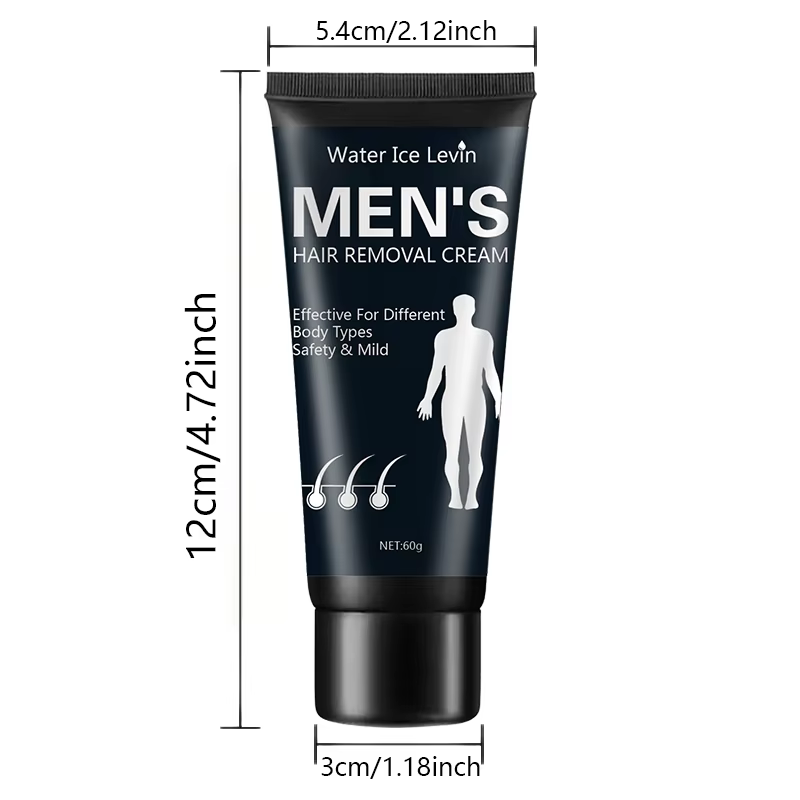 Crème dépilatoire pour hommes pour éliminer l'excès de cheveux