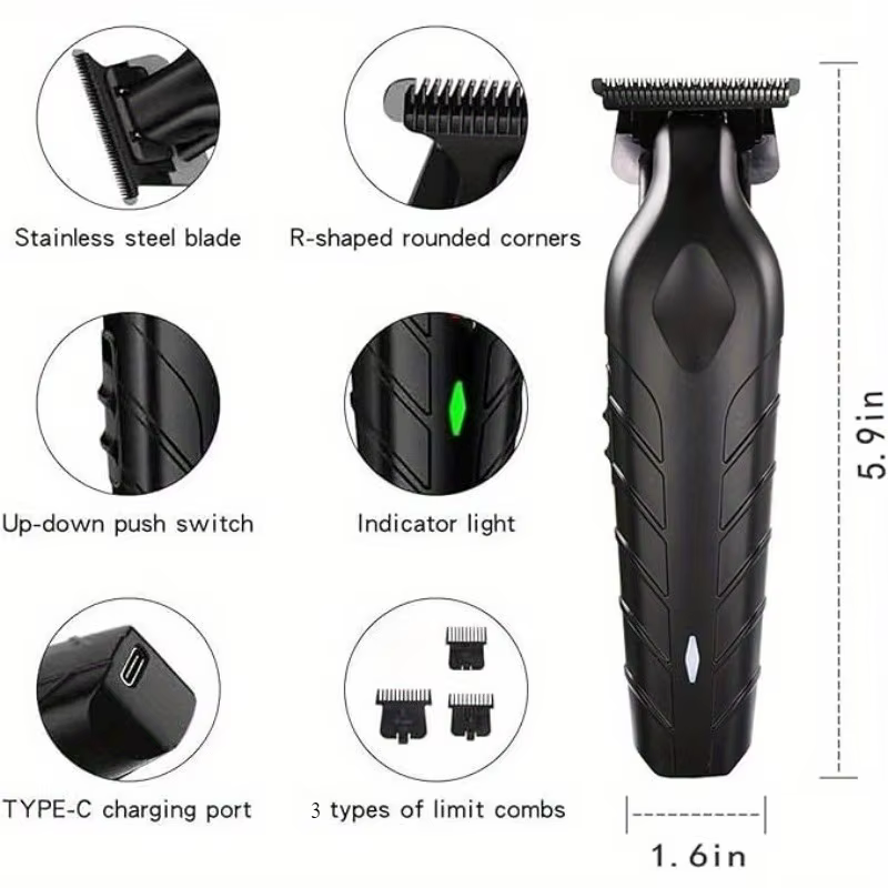 Ensemble de tondeuse à cheveux pour hommes