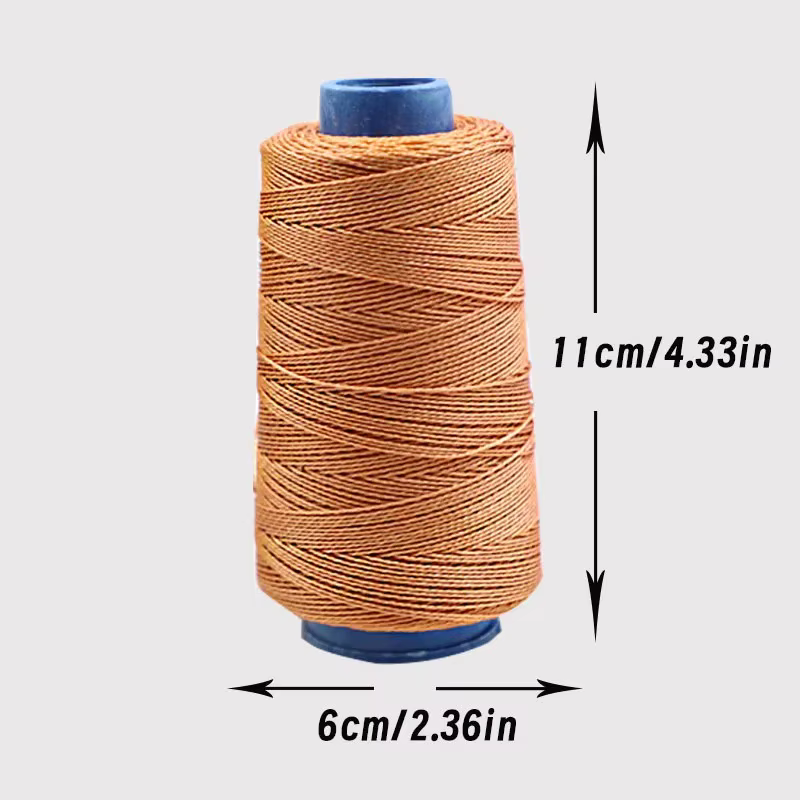 Fil à coudre en cuir 300M, fil ciré en nylon durable et résistant pour la couture du cuir, matériel de réparation artisanale DIY pour chaussures et couture à la main